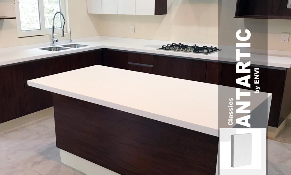 Antartic superficie solida resina cocina integral